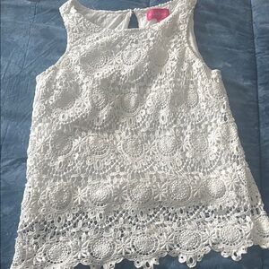 Elegant White women’s crochet top